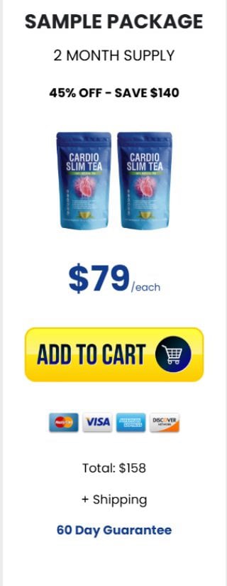 Cardio Slim Tea bag 1